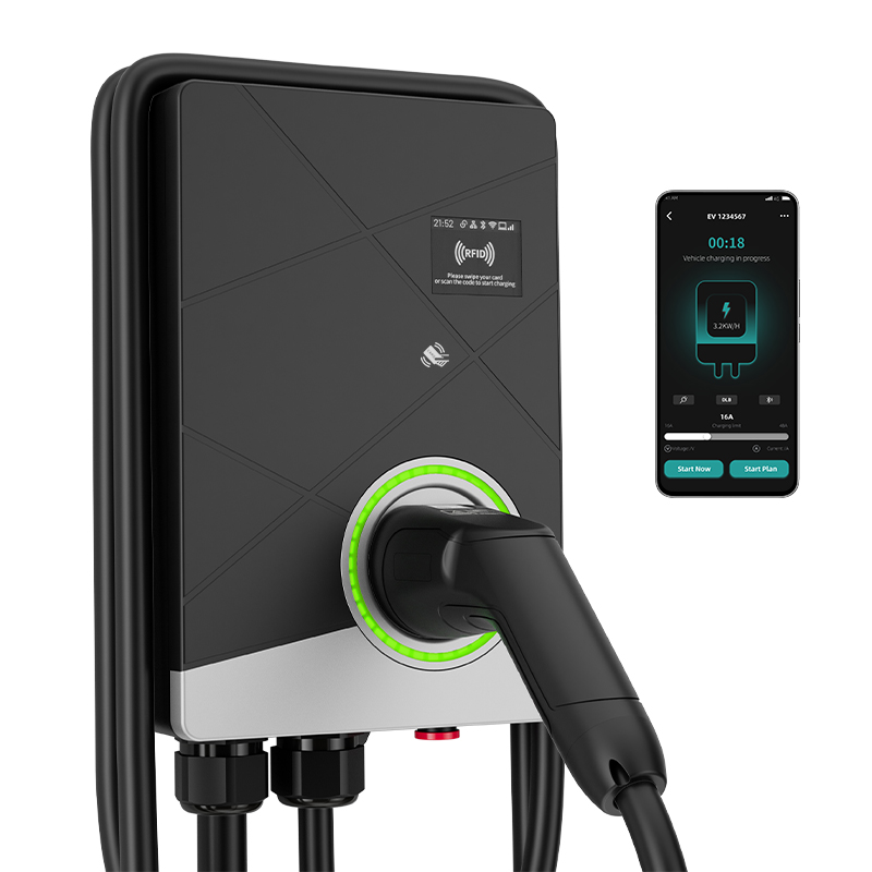 22Kw Wallbox Type 2 Ocpp Rfid - 3상 22kW 스마트 EV 충전기 월박스