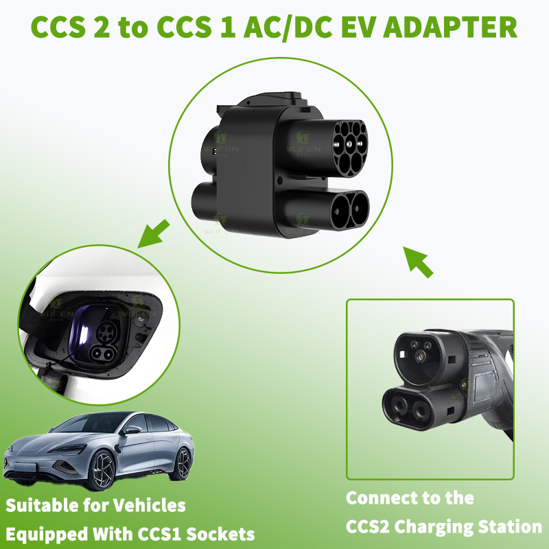 WUFEN AC 및 DC CCS2 to CCS1 DC  - Ccs2 To Ccs1 Fast Charge Adapter 250Kw 리뷰 및 가격