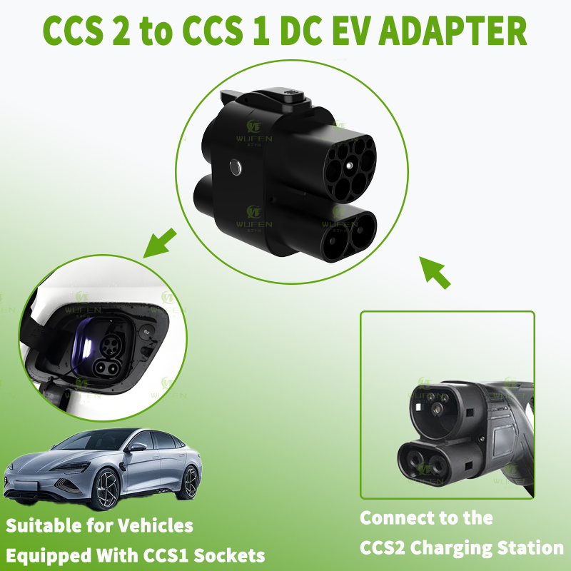WUFEN CCS2 to CCS1 250A 어댑터, C - Ccs2 To Ccs1 Fast Charge Adapter 250Kw 리뷰 및 가격