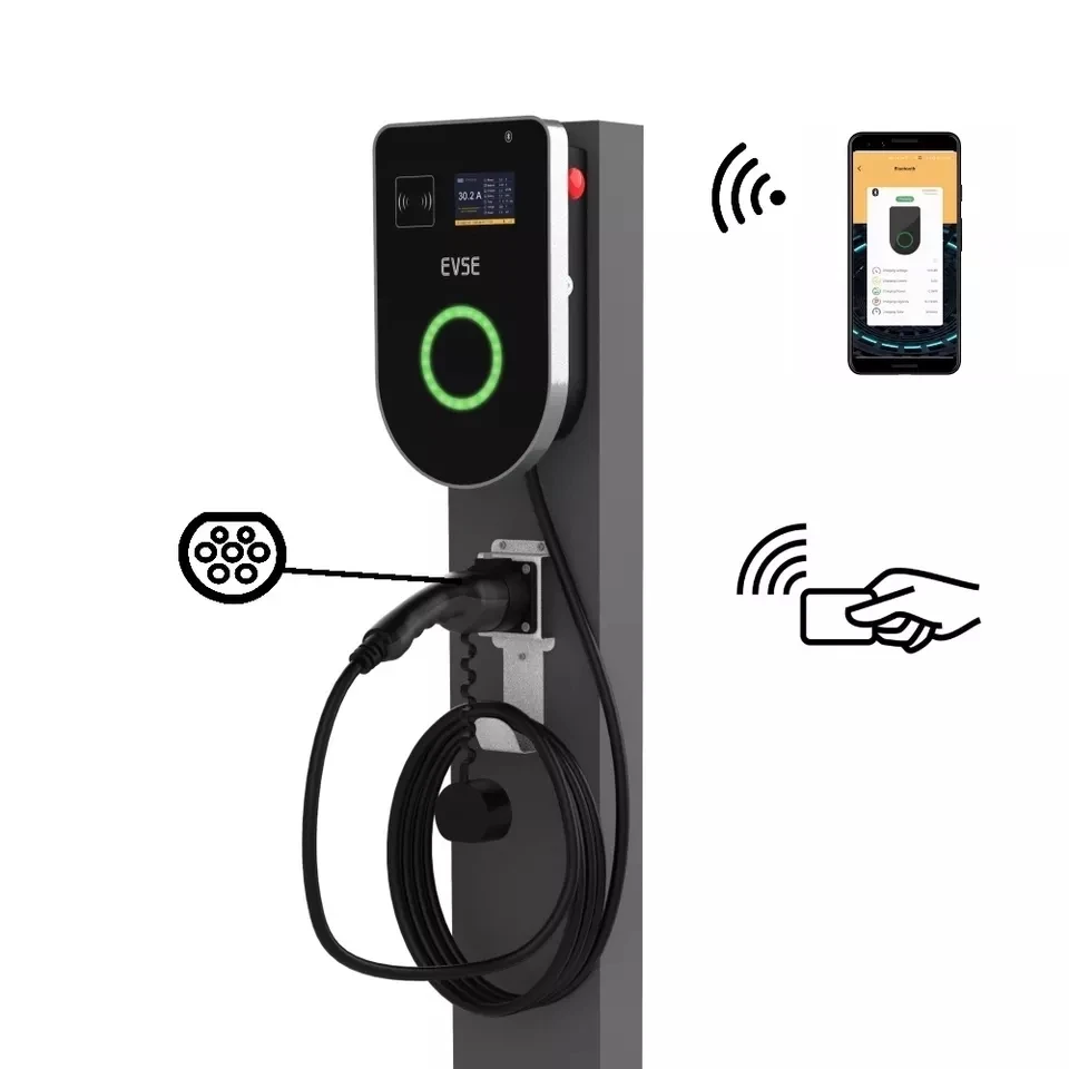전기차 충전기 OCPP 타입 2 충전 케이블 11kw  - 22Kw Wallbox Type 2 Ocpp Rfid 리뷰 및 가격