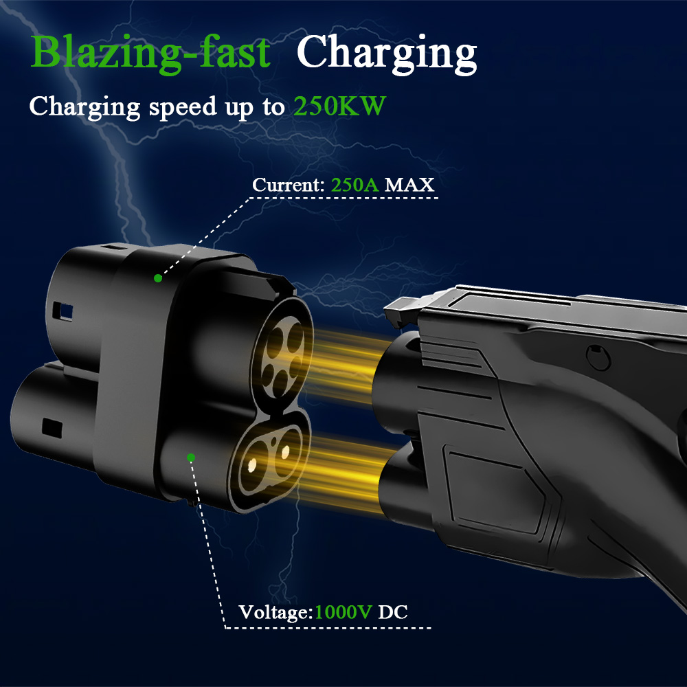 콜랑키 CCS1에서 CCS2로 전환 가능한 EV DC  - Ccs2 To Ccs1 Fast Charge Adapter 250Kw 리뷰 및 가격