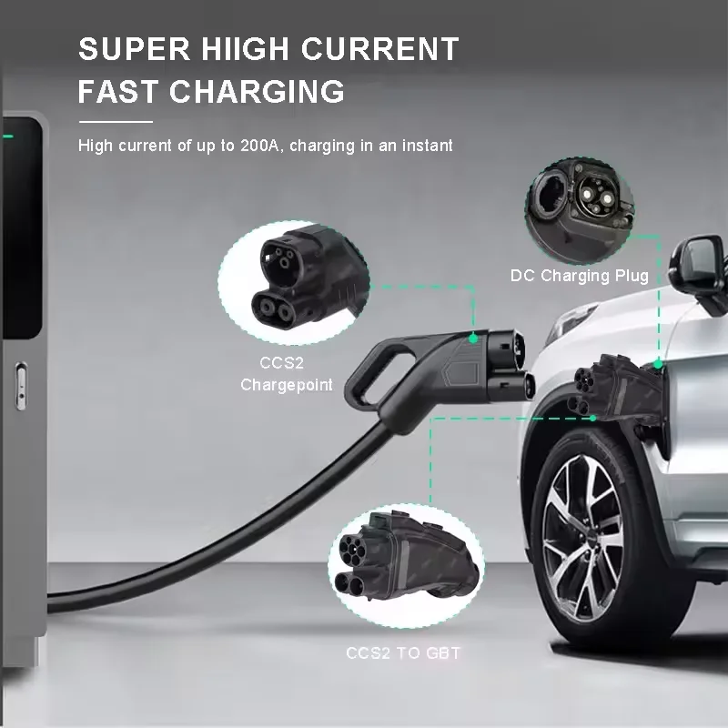 EV DC 충전기 200A 250A 1000V CCS2 - Gb/T To Ccs2 200A Fast Charging Adapter 리뷰 및 가격