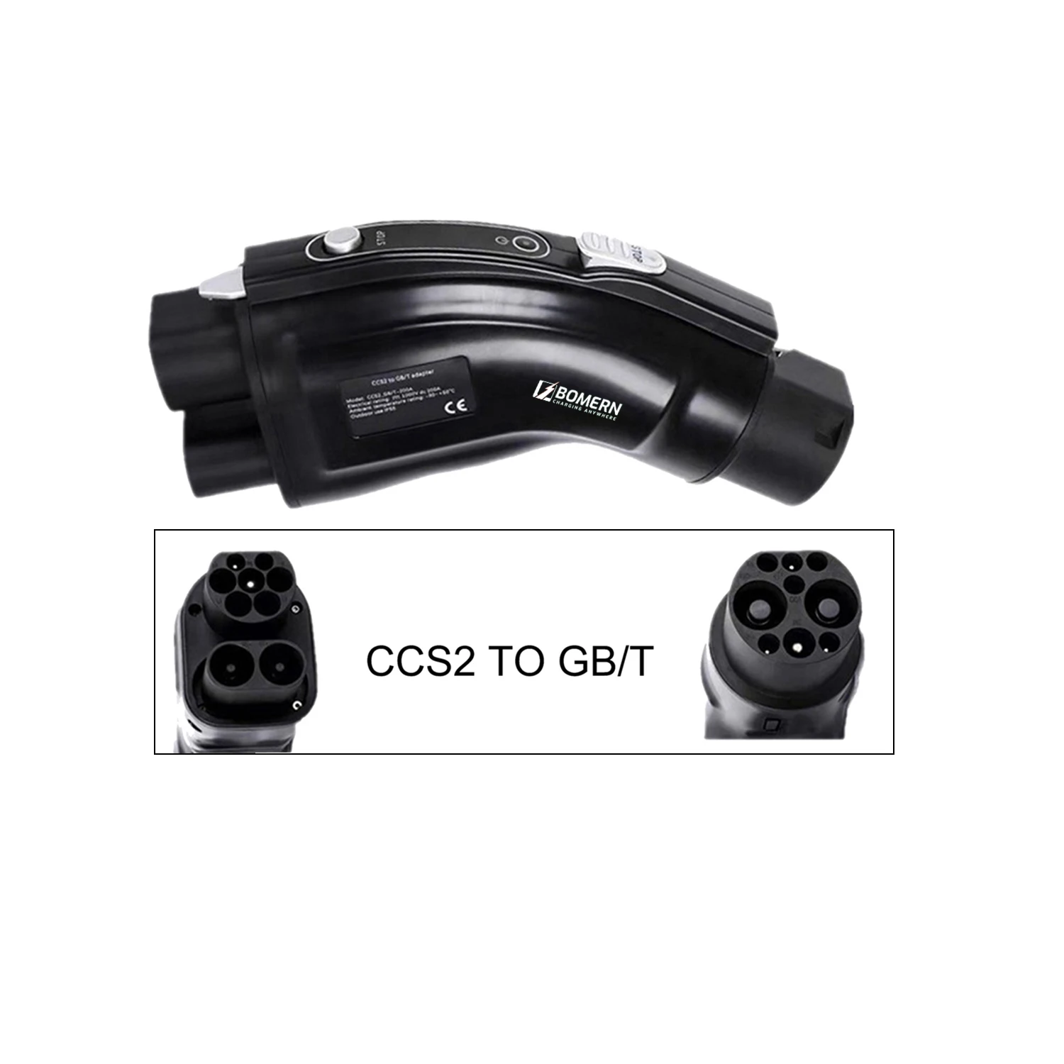 새로운 200A 전기차 CCS2-GBT DC 고속 충전 - Gb/T To Ccs2 200A Fast Charging Adapter 리뷰 및 가격