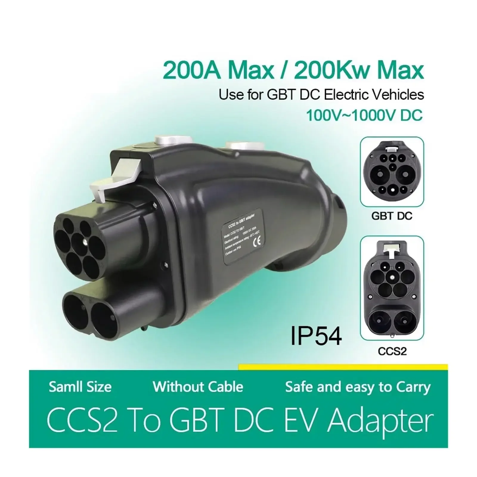 CCS 콤보 2 - GB/T EV 어댑터 컨버터 Evs - Gb/T To Ccs2 200A Fast Charging Adapter 리뷰 및 가격