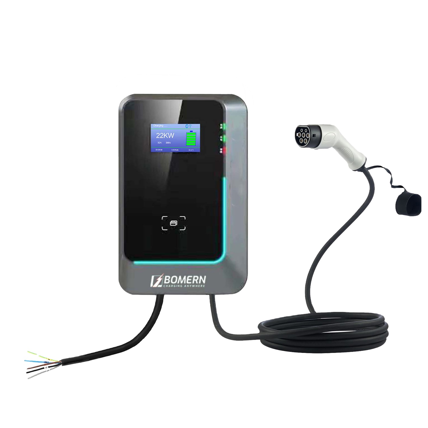 2025 핫 세일 7kw/11kw/22kw AC EV  - 22Kw Wallbox Type 2 Ocpp Rfid 리뷰 및 가격