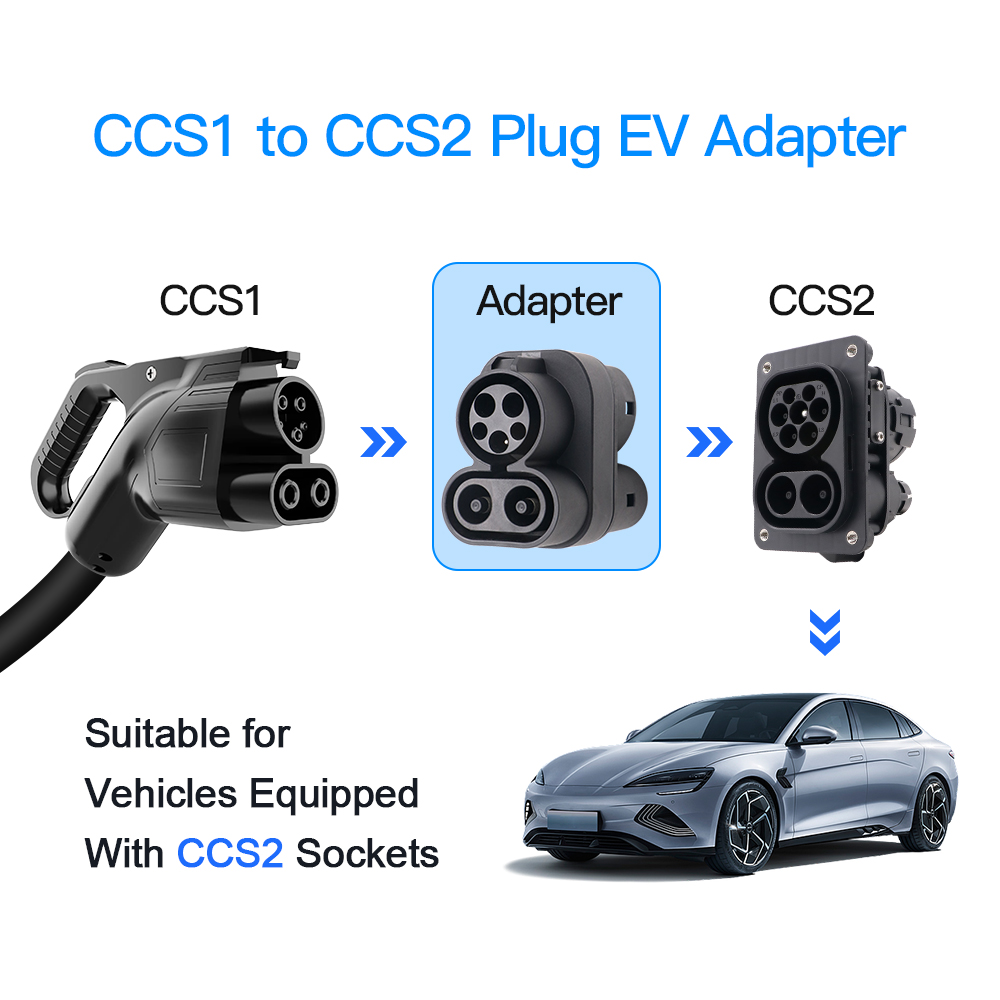 CCS1 - CCS2 EV 충전기 어댑터 250A EV - Ccs2 To Ccs1 Fast Charge Adapter 250Kw 리뷰 및 가격